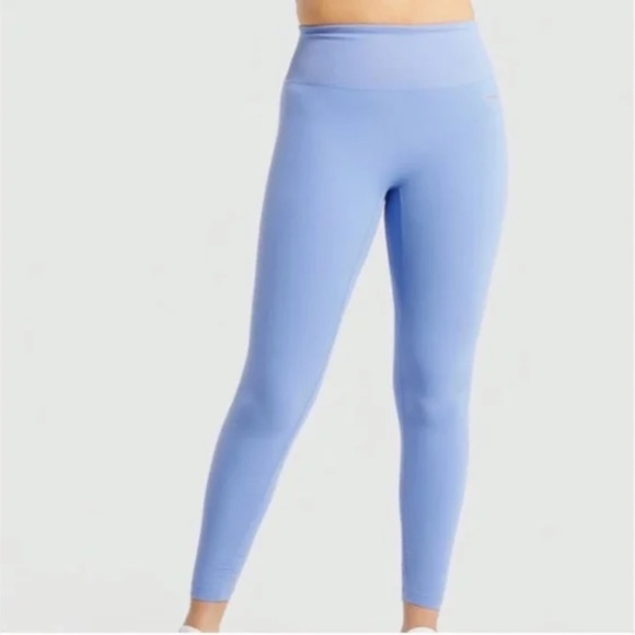 Gymshark x Whitney Simmons V2 Rib Waist Legging - Intense Beautiful Blue - Picture 1 of 4